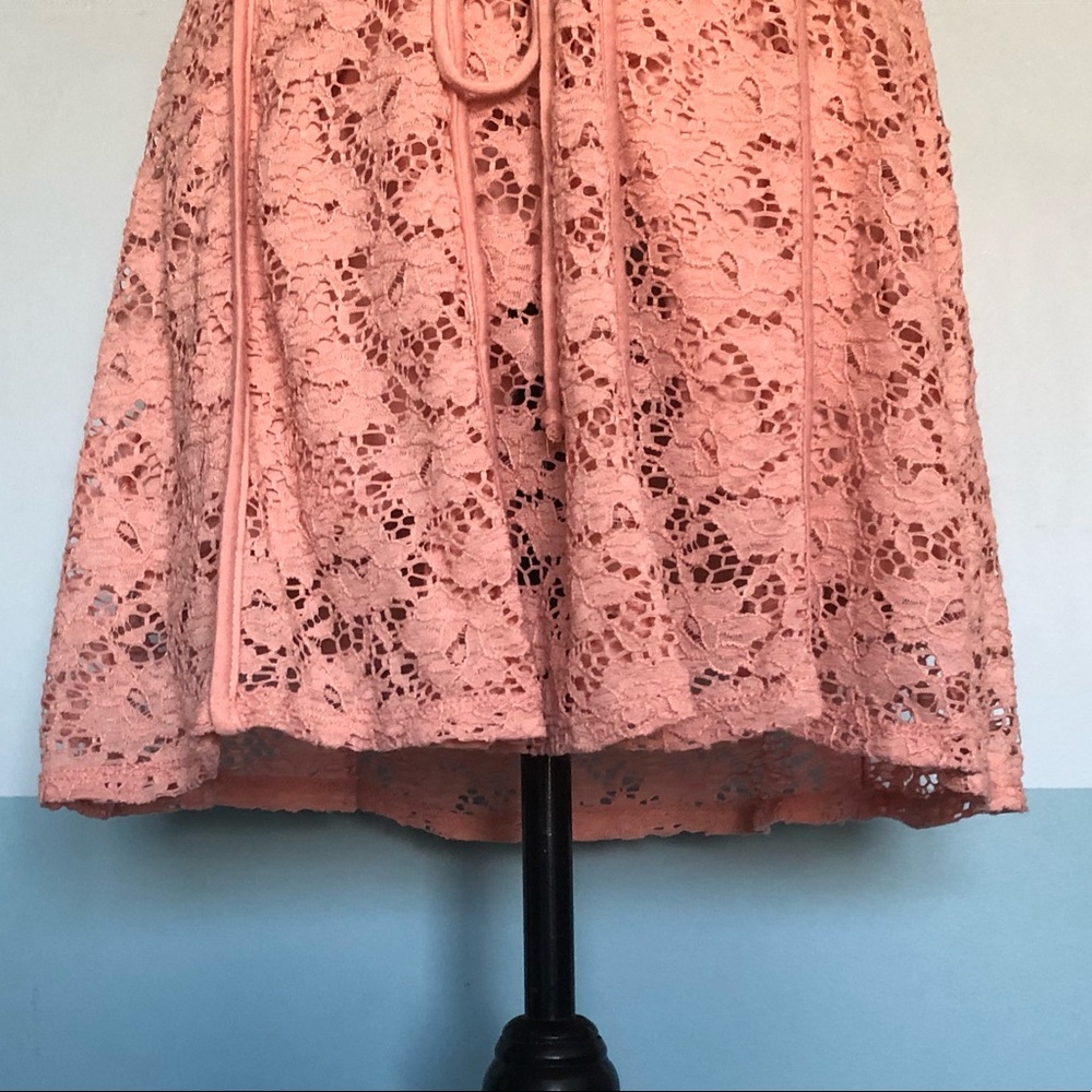 Xhilaration Pink Lace Corset Style Dress Sz S - Picture 5 of 8